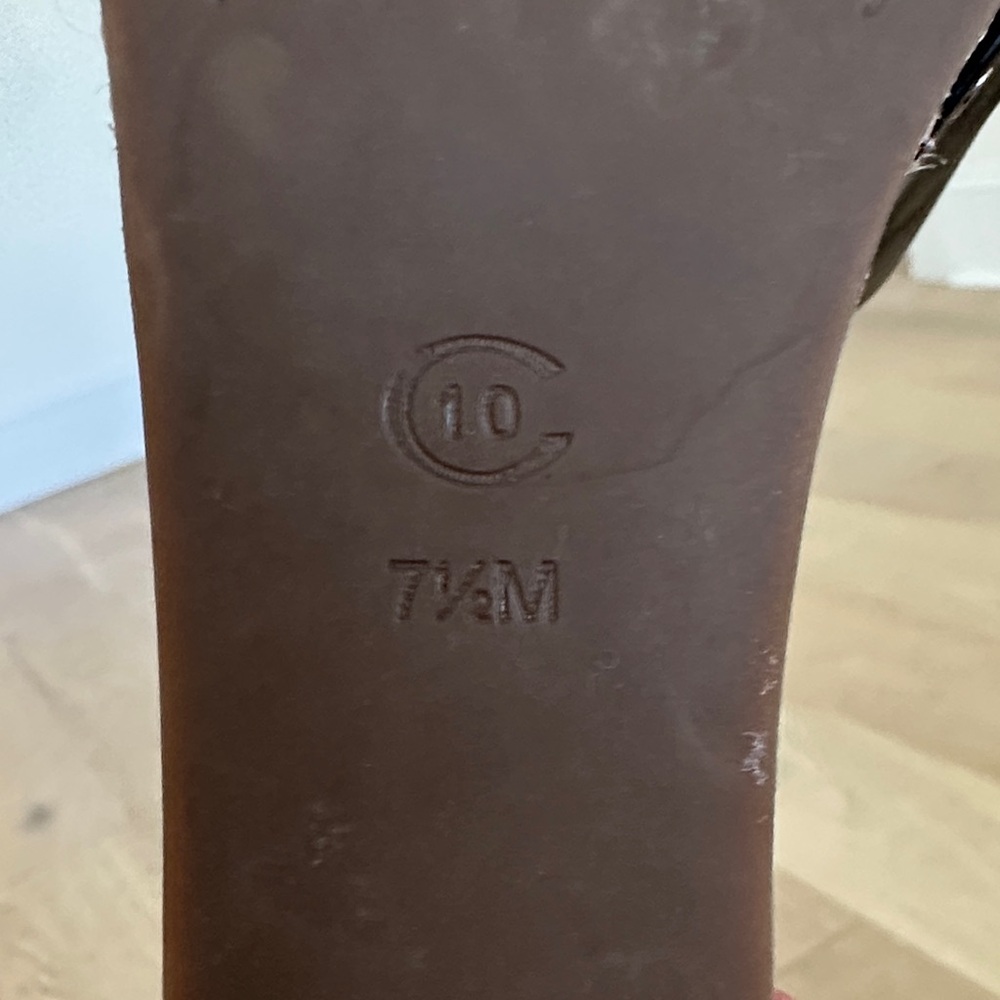 Derek Lam 10 Crosby - Black and Brown Wedge Sandals - Picture 8 of 8